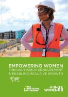 Empowering women through public procurement and enabling inclusive growth
