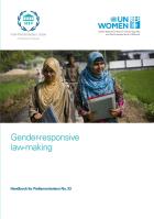 Handbook on gender-responsive law-making