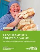 Procurement‘s strategic value: Why gender-responsive procurement makes business sense