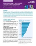 Public guarantee of child support: A key policy for improving the economic well-being of lone-mother families