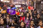 Hundreds gather in Janakpur, Nepal in December 2019 to take part in a Women's March. Photo: UN Women/Uma Bista