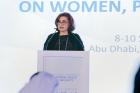 UN Women Executive Director delivers remarks at the International Conference on Women, Peace and Security in Abu Dhabi on 8 September 2022. Photo: UN Women/Saroj Khadka