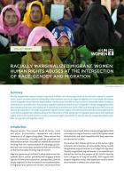Racially marginalized migrant women: Human rights abuses at the intersection of race, gender, and migration