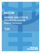 Publication cover Gender Analysis Guidance Digital Inclusion