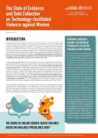 Brief: The state of evidence and data collection on technology-facilitated violence against women