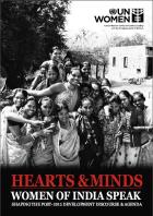Cover page for Hearts and Minds Women of India Speak