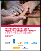 Joint Evaluation of joint Programmes on Gender Equality in the United Nations Systems cover
