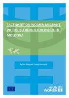Fact sheet on women migrant workers from the Republic of Moldova
