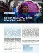 Gender Equality and the New Urban Agenda