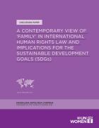 A contemporary view of ‘family’ in international human rights law and implications for the Sustainable Development Goals (SDGs)