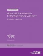 Does group farming empower rural women? The Indian experience