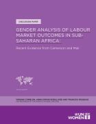 Gender analysis of labour market outcomes in sub-Saharan Africa: Recent evidence from Cameroon and Mali