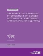 The effect of cash-based interventions on gender outcomes in development and humanitarian settings