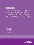 The effect of cash-based interventions on gender outcomes in development and humanitarian settings