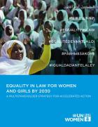 Equality in law for women and girls by 2030: A multistakeholder strategy for accelerated action