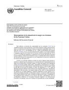 Mejoramiento de la situación de la mujer en el sistema de las Naciones Unidas: Informe del Secretario General (2019)