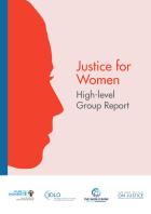 Justice for women: High-level Group report