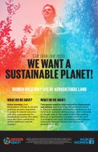 Our time, our rights – Poster 6: We want a sustainable planet!