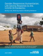 Gender-responsive humanitarian response to the COVID-19 pandemic