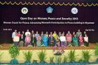 In the city of Nay Pyi Taw, 120 participants took part in a meeting on women’s role in the peace process on 31 October 2013 – marking Myanmar’s first Open Day on Women, Peace and Security. Photo: Myanmar Women's Affairs Federation 
