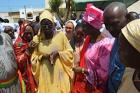 Aminata Touré with Senegalese women during a field visit of “justice houses” in neighbourhoods with UN Women staff.
