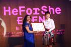 Lakshmi Puri and Hai Qing at a HeForShe gala on 22 October. Photo Courtesy of Hangzhou Municipal Government