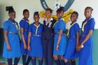 Girl Guides from Grenada.