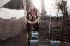 Surayo Mirzoyeva, 41, took part in a self-help group supported by the UN Women project “Empowering abandoned wives of migrant workers in Tajikistan,” which has provided more than 3,000 villagers in Fathobod, Tajikistan, with clean drinking water. Photo: U