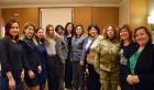 Women  from  security  and  defense  departments  participate  in  a  consultation  to  increase  women’s  participation  in  these  sectors  with  members  of  the  National  Commission  for  Lebanese  Women,  UN  Women,  and  UNIFIL  on  April  12,  201