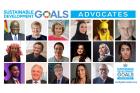 Portraits of the each of the new SDG Advocates