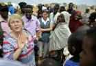 UN Women Executive Director Michelle Bachelet speaks to people at Ifo refugee camp in Northern Kenya, 3 April 2011. (Photo: UN Women.)