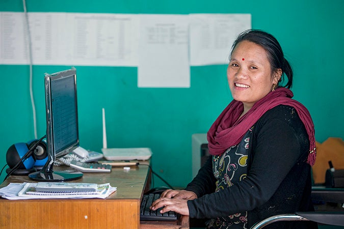 Suk Maya Gurung. Photo: UN Women/N. Shrestha